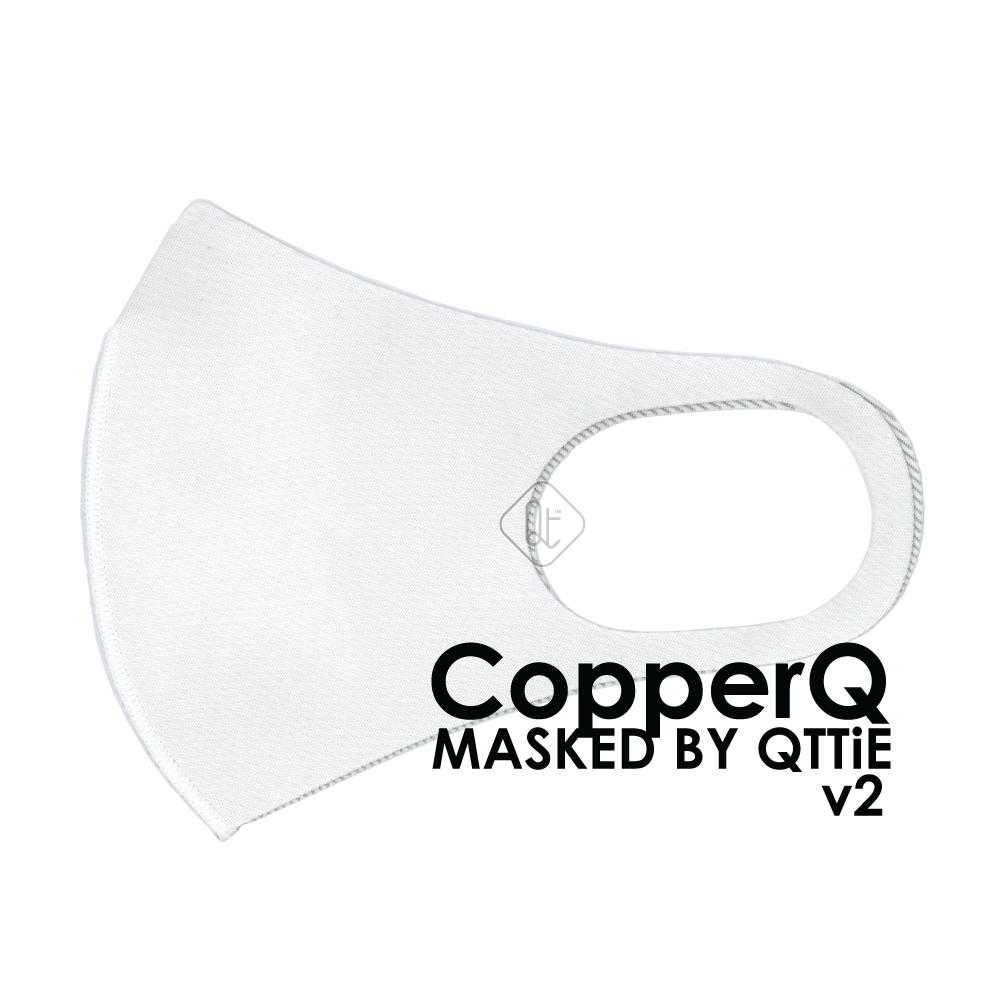 CopperQ Masked by Qttie m2 White